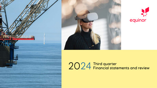 Thumbnail Equinor Quarterly Report 2024-q3