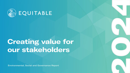 Thumbnail Equitable Holdings
 ESG Report 2024