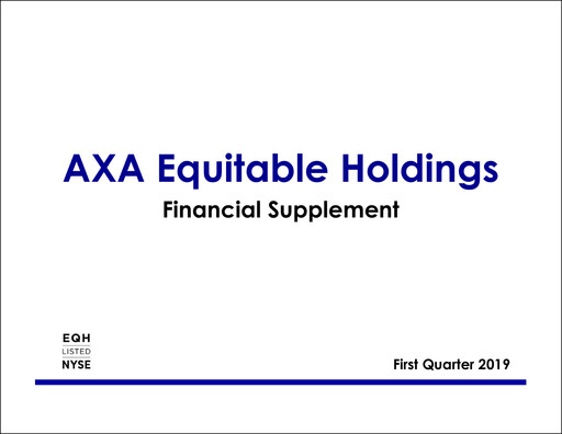 Miniature Equitable Holdings
 Rapport trimestriel 2019-q1