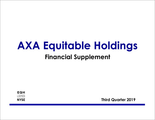 Miniature Equitable Holdings
 Rapport trimestriel 2019-q3