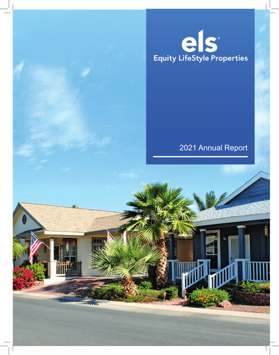 Thumbnail Equity LifeStyle Properties Annual Report 2021
