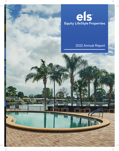 Thumbnail Equity LifeStyle Properties Annual Report 2022