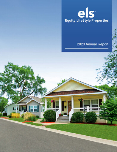 Thumbnail Equity LifeStyle Properties Annual Report 2023