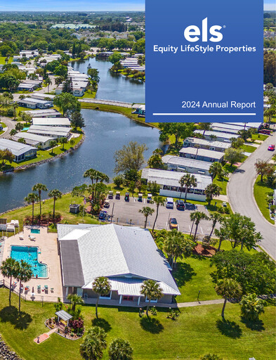 Thumbnail Equity LifeStyle Properties Annual Report 2024