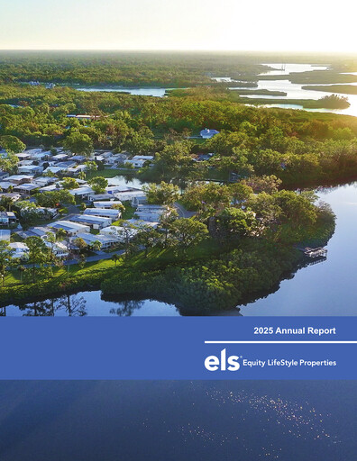 Vorschaubild Equity LifeStyle Properties Jahresbericht 2025