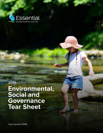 Thumbnail Essential Utilities
 ESG Report 2019