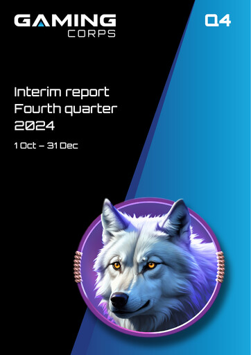 Thumbnail Gaming Corps Quarterly Report 2024-q4