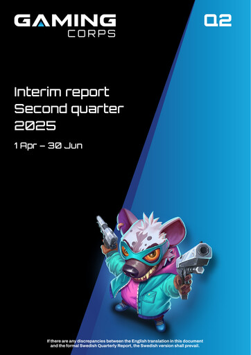 Thumbnail Gaming Corps Quarterly Report 2025-q2