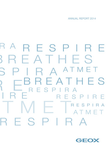 Thumbnail GEOX Annual Report 2014