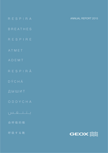 Thumbnail GEOX Annual Report 2015