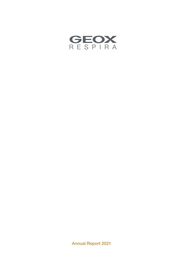 Thumbnail GEOX Annual Report 2021