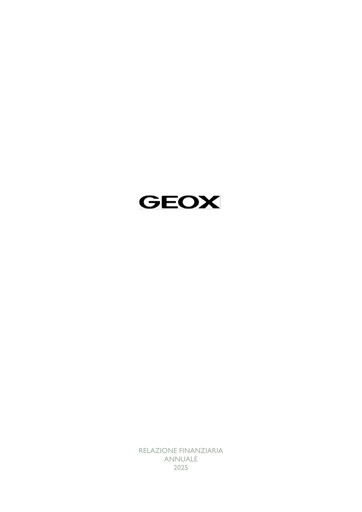 Thumbnail GEOX Financial Report 2025