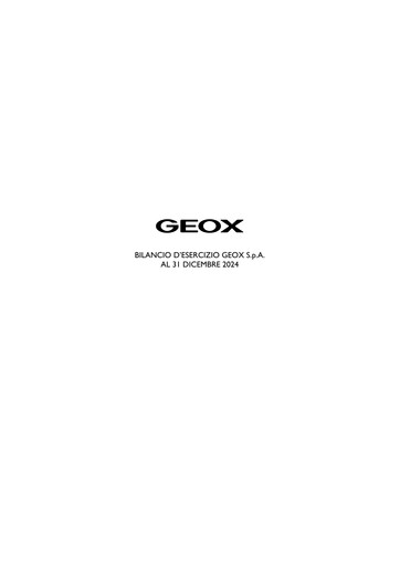 Thumbnail GEOX Financial Statement 2024