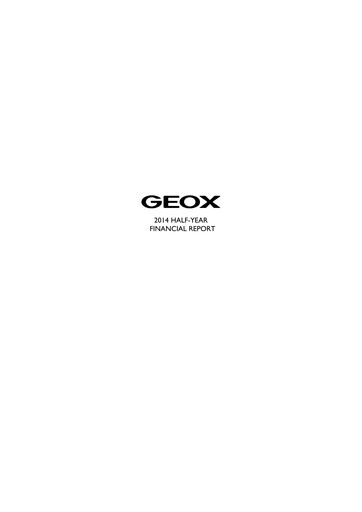 Thumbnail GEOX Half-year Report 2014-h1