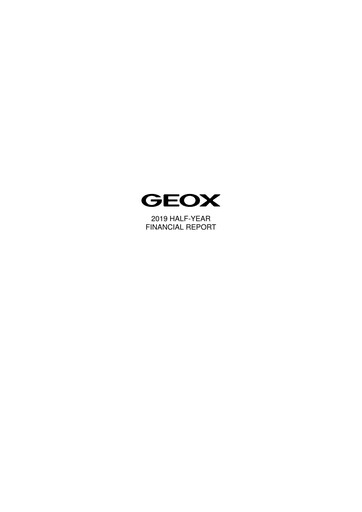Thumbnail GEOX Half-year Report 2019-h1
