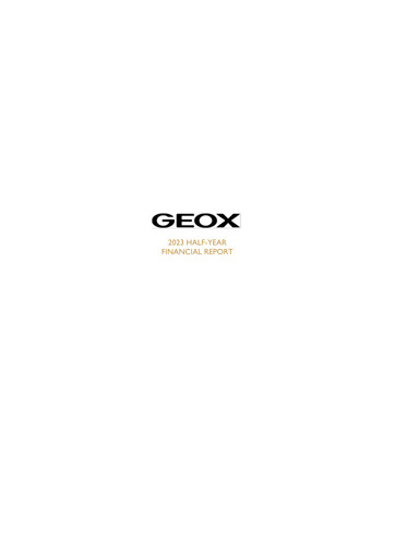 Thumbnail GEOX Half-year Report 2023-h1