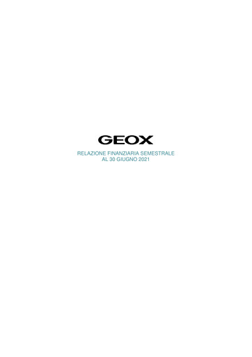 Thumbnail GEOX Half-year Report 2021-h1