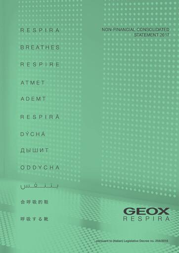 Thumbnail GEOX Sustainability Report 2017