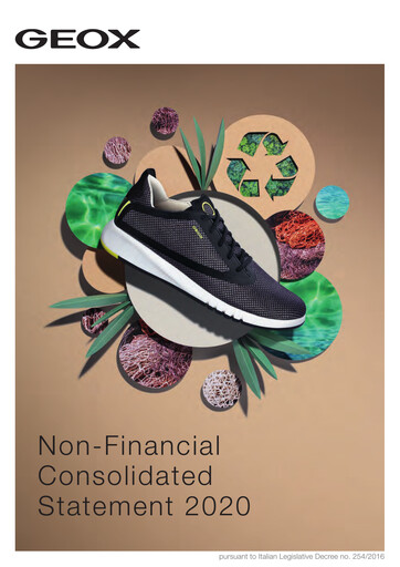 Thumbnail GEOX Sustainability Report 2020