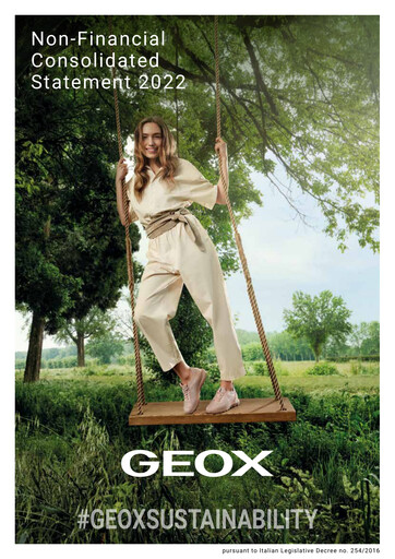 Thumbnail GEOX Sustainability Report 2022