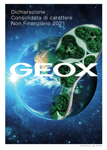 Thumbnail GEOX Sustainability Report 2021