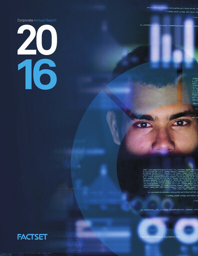 Thumbnail FactSet Annual Report 2016