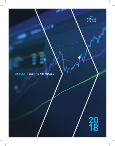 Thumbnail FactSet Annual Report 2018