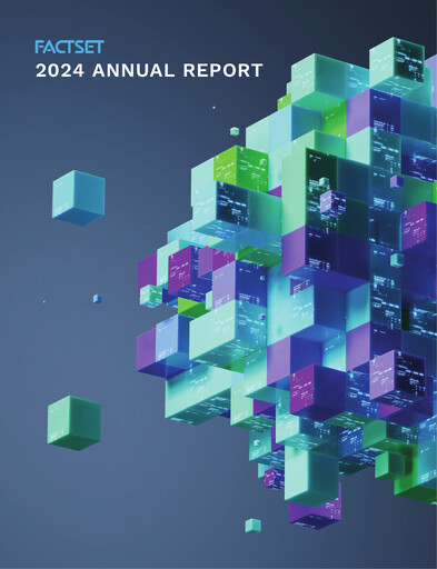 Thumbnail FactSet Annual Report 2024