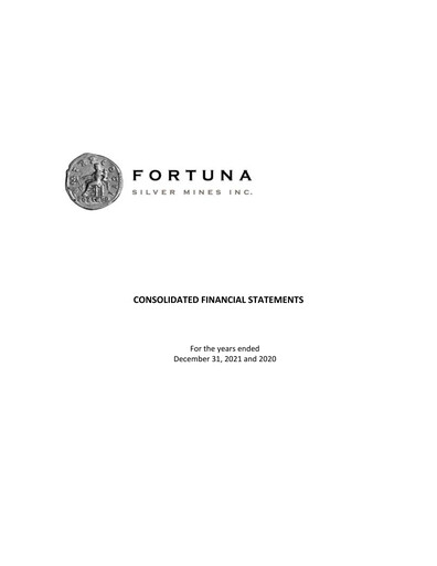 Thumbnail Fortuna Mining Financial Statement 2021