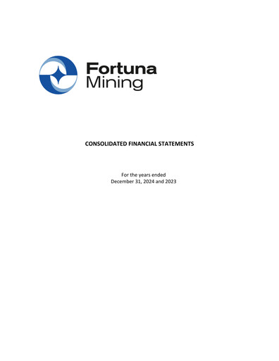 Thumbnail Fortuna Mining Financial Statement 2024