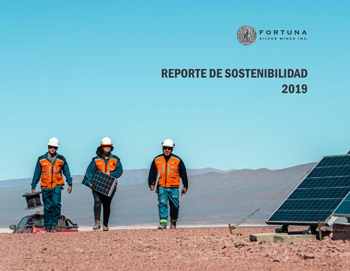 Miniature Fortuna Mining Rapport de durabilité 2019