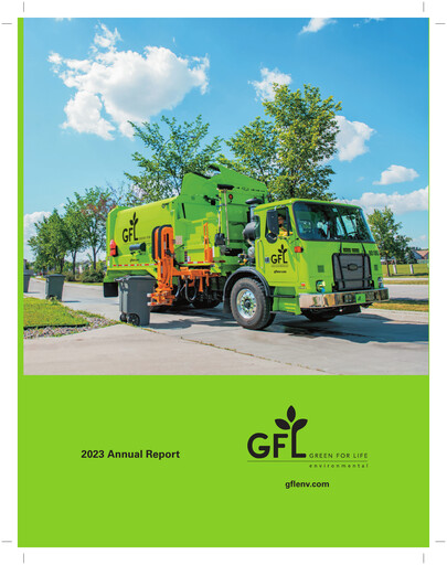 Thumbnail GFL Environmental
 Annual Report 2023