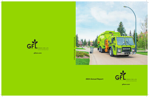 Thumbnail GFL Environmental
 Annual Report 2024