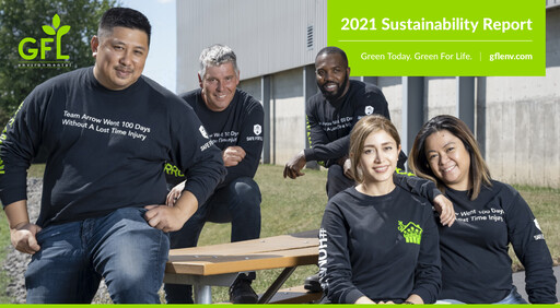 Thumbnail GFL Environmental
 Sustainability Report 2021