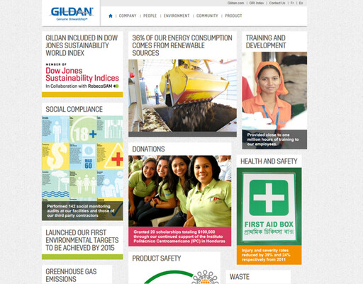 Vorschaubild Gildan ESG-Bericht 2012