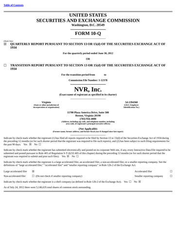 Vorschaubild NVR Quartalsbericht 2012-q2