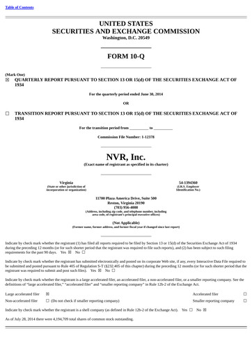 Vorschaubild NVR Quartalsbericht 2014-q2