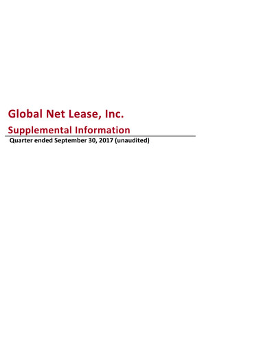 Thumbnail Global Net Lease
 Quarterly Report 2017-q3