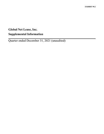Thumbnail Global Net Lease
 Quarterly Report 2021-q4