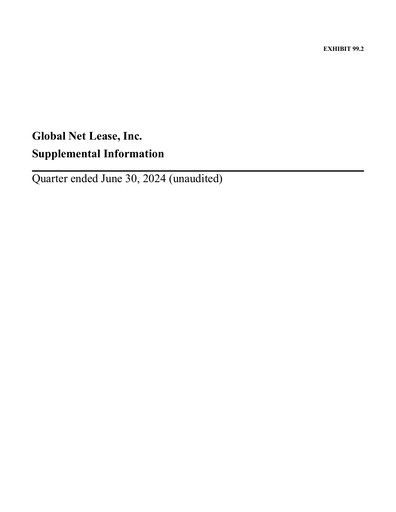 Thumbnail Global Net Lease
 Quarterly Report 2024-q2