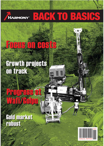 Thumbnail Harmony Gold Annual Report 2007