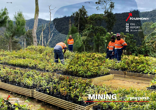 Thumbnail Harmony Gold ESG Report 2022