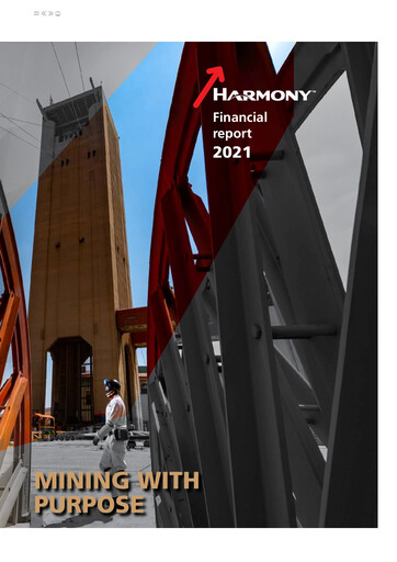 Thumbnail Harmony Gold Financial Statement 2021