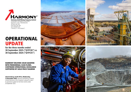 Thumbnail Harmony Gold Quarterly Report 2026-q1