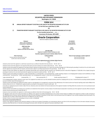 Vorschaubild Oracle Jahresbericht 2024