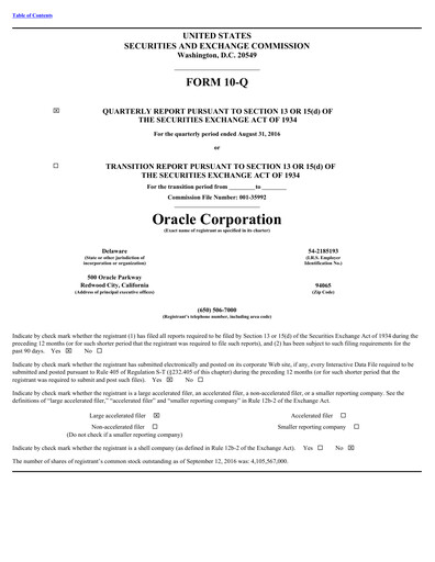 Vorschaubild Oracle Quartalsbericht 2017-q1
