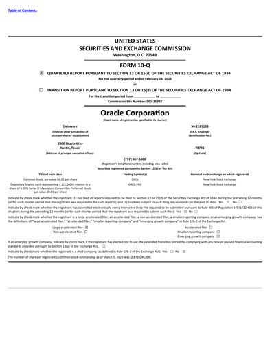 Vorschaubild Oracle Quartalsbericht 2026-q3