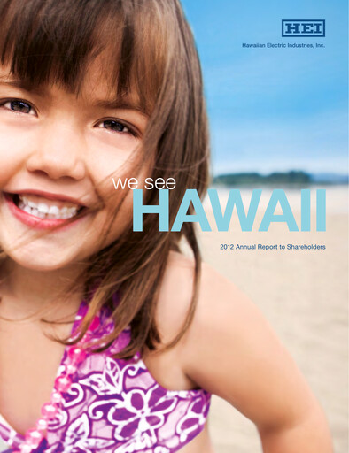 Vorschaubild Hawaiian Electric Industries Jahresbericht 2012