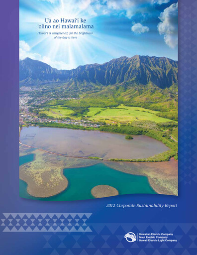 Vorschaubild Hawaiian Electric Industries Nachhaltigkeitsbericht 2012