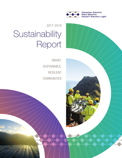 Vorschaubild Hawaiian Electric Industries Nachhaltigkeitsbericht 2017-2018
